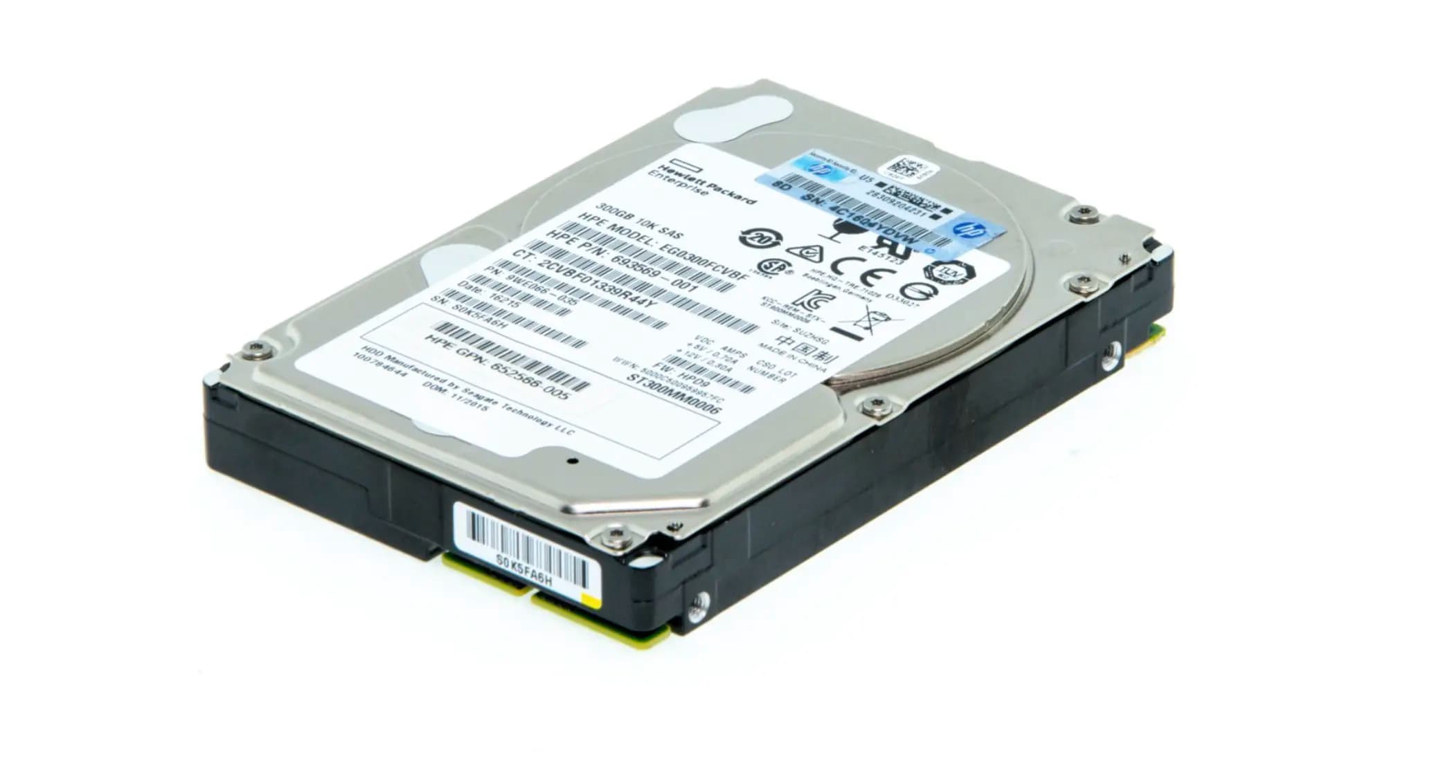 هارد سرور HPE 300GB SAS 10K SFF کریر SC